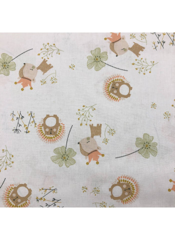 Printed cotton fabric for kids