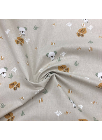 Printed cotton fabric for kids