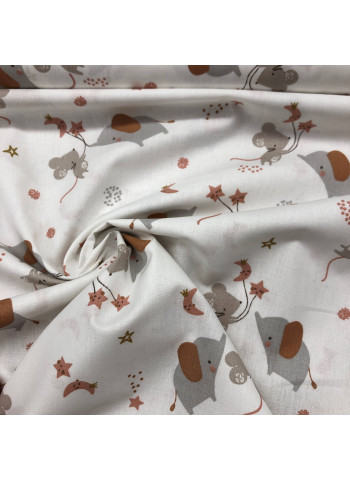 Printed cotton fabric for kids