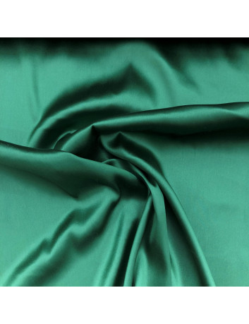 Pure silk satin fabric - Teal