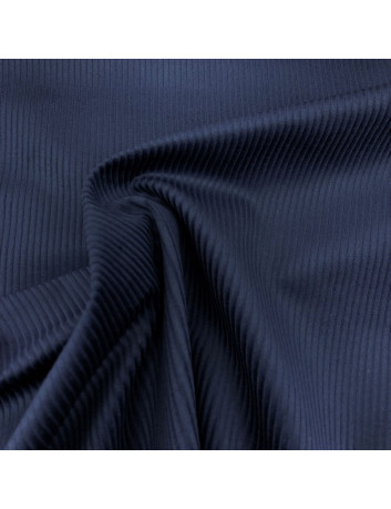 Velvet corduroy cotton - Blue