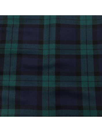 Tartan wool fabric